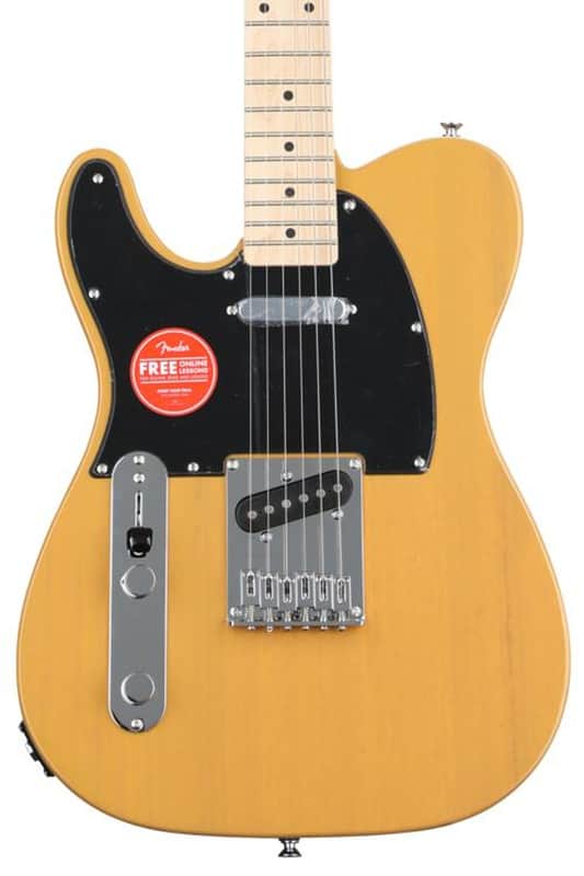 NEW Squier Affinity Telecaster Left-Handed with String-Through Bridge Butterscotch Blonde, Support a Local Music Shop Buy Here! image 1