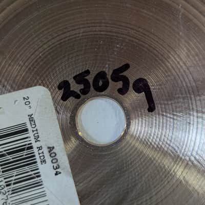 Zildjian 20" A Series Medium Ride Cymbal 1982 - 2012 - Traditional image 12