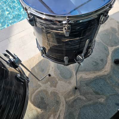 Ludwig LF866 Classic Maple 16x16" Floor Tom 1998 - 2015 - Black Oyster Pearl image 3
