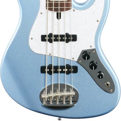 Lakland Skyline 55-60 Custom Laurel Fretboard Bass Guitar, Lake Placid Blue image 2