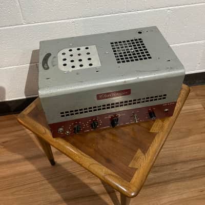 Challenger Amplifier co. CH618 1940’s Guitar Amplifier Head - Red / grey image 5