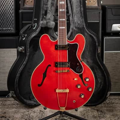 Epiphone Masterbilt Gem Archer Sheraton Electric Guitar - Cherry Red with Hardshell Case image 14