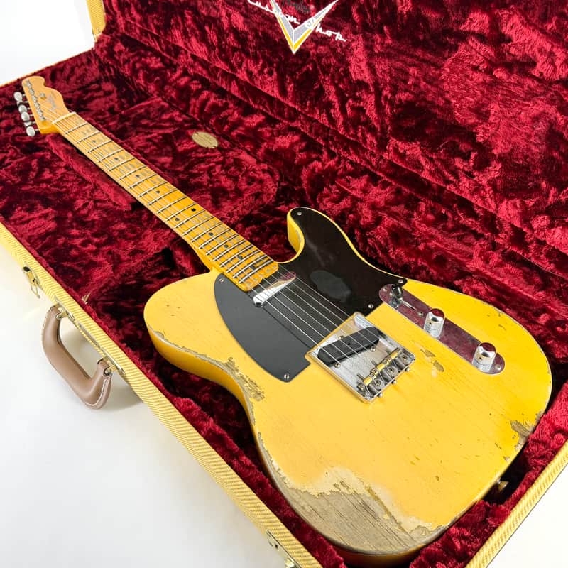 2019 Fender Custom Shop ’52 Heavy Relic Telecaster – Butterscotch Blonde image 1