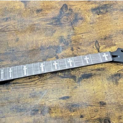 22 fret Shred Guitar Neck Stainless Steel Frets Shred Guitar Neck diy image 4