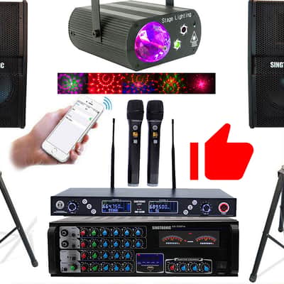 Complete Home Karaoke System 2000W via Unlimitted Youtube Songs image 1