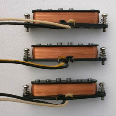 Q pickups Stratocaster Guitar pickups Hand wound Alnico 5 Strat Custom Vintage 50s By Q pickups image 5