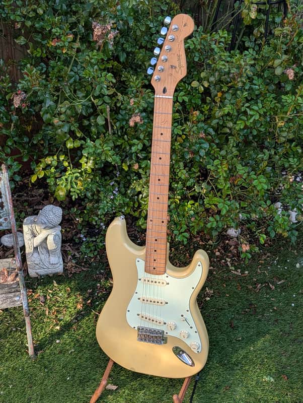 Fender Squier Pro Tone Stratocaster 1998 Korea KC98 – Vintage Blonde – Rare 90s Alnico Strat