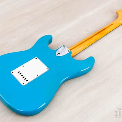 1981 Fender International Color Series Stratocaster Maui Blue, 100% Original w/ Case, Hangtag image 14