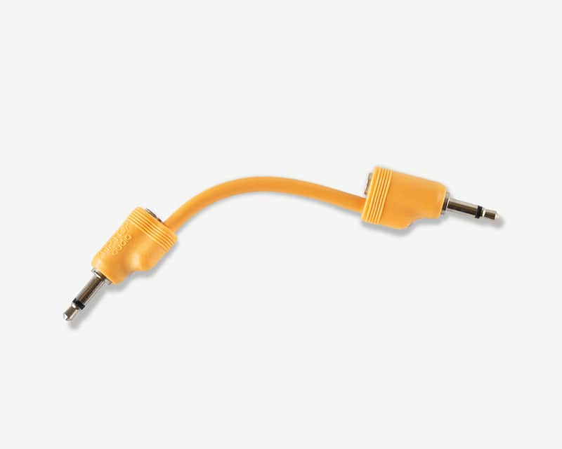 Tiptop Audio Mr. Shorty 12cm Orange Stackcable (each) image 1