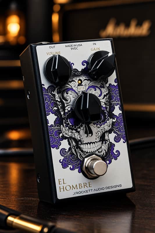 J. Rockett El Hombre Overdrive 2021 - Black Skull Graphic image 1