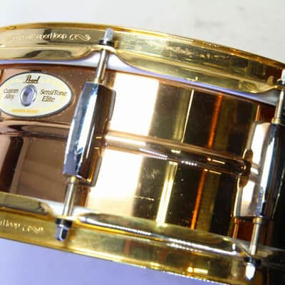 PEARL STE1450PB SENSITONE ELITE BRONZE 14x5 Sensitone Snare Drum (07/20) image 6