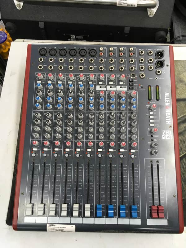 Allen & Heath ZED-14 14-Channel Mixer 2007 - Present - Black/Red image 1