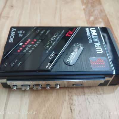 Sony WM F202 1986 - Sony recorder radio Cassette Walkman WM F202 black Cassette player working image 6
