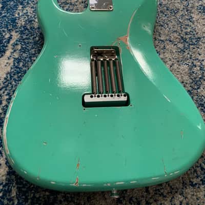 Rocketfire S-style Guitar Surf green image 11