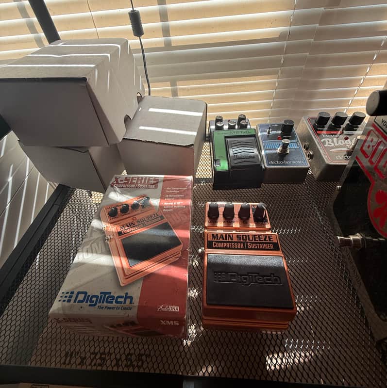 DigiTech Main Squeeze Compressor 2000s - Orange image 1