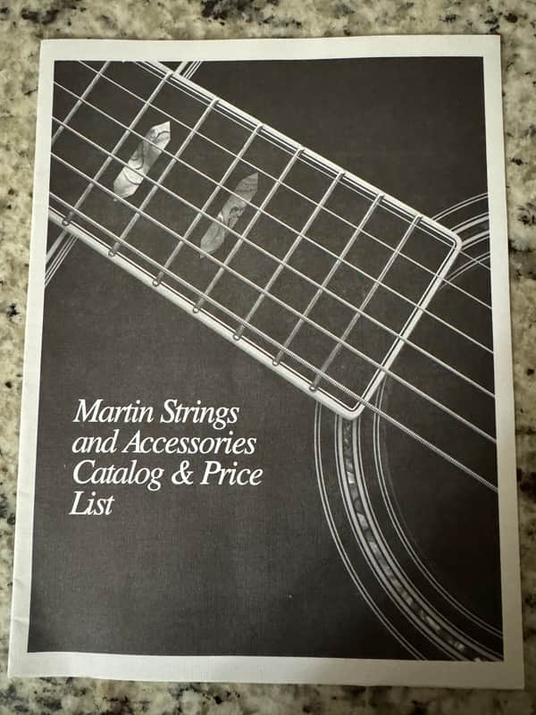 Martin Accessories catalog 1989 image 1