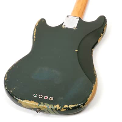 1970 Fender Mustang Bass - Competition Blue with Racing Stripe Road Warrior image 11