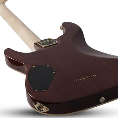Schecter Omen Extreme-6 Electric Guitar, Gloss Natural image 4