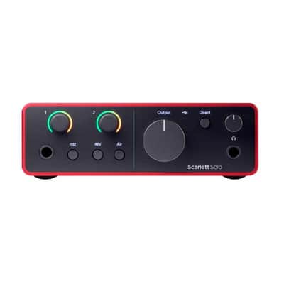 FOCUSRITE SCARLETT4-SOLO Scarlett G4 - Scarlett Solo 4th Gen - 2 in / 2 out - USB-C image 4