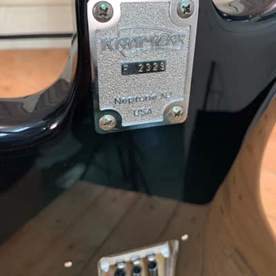 End of Year sale, Rare USA Kramer Pacer II electric guitar 1995 Black Vaccaro era image 3