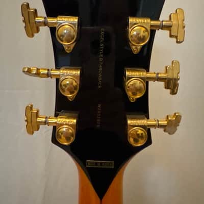 D'Angelico Excel Series Style B Throwback Hollowbody Electric Guitar with USA Seymour Duncan Floating Mini Humbucker Vintage Natural - Vintage Natural image 11