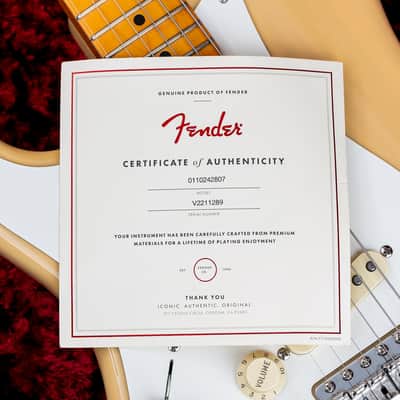 2022 Fender American Vintage II ‘57 Stratocaster Left-Handed Vintage Blonde w/ Case, Hangtags, COA image 25
