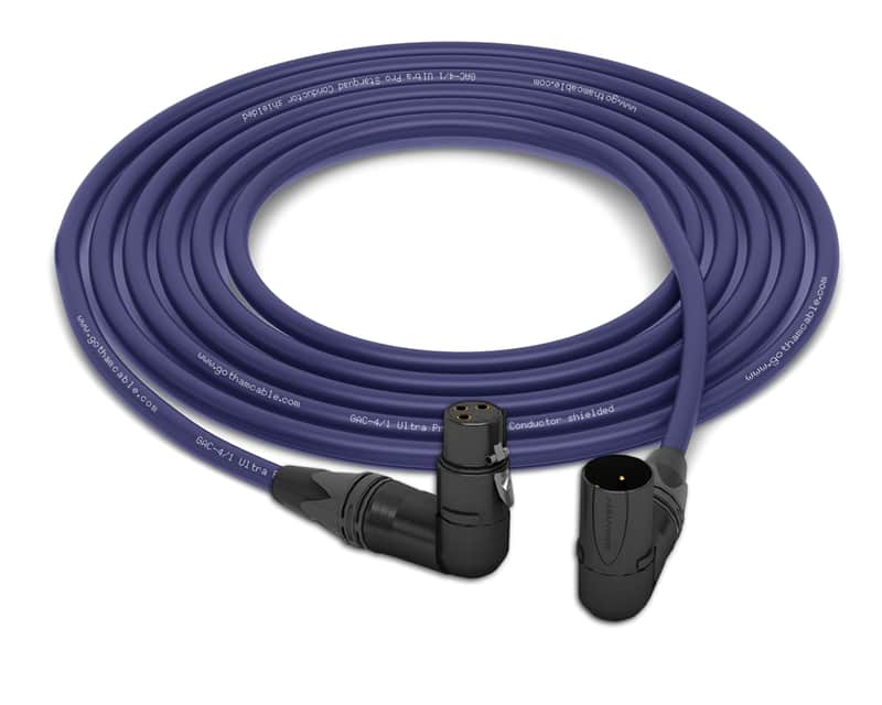 90�� XLR-Female to 90�� XLR-Male Cable | Gotham GAC-4/1 Ultra Pro Cable | 85 Feet image 1