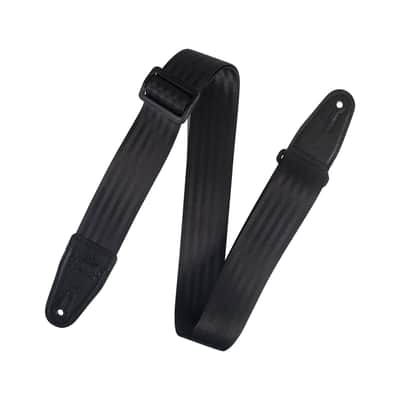 Levy's M8SB-BLK Seatbelt Guitar Strap - Black image 1