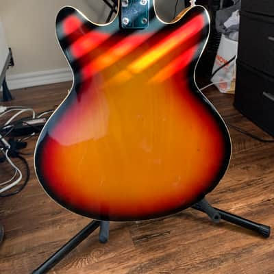 1960’s Decca Semi-Hollow Body Vintage Electric Guitar image 5