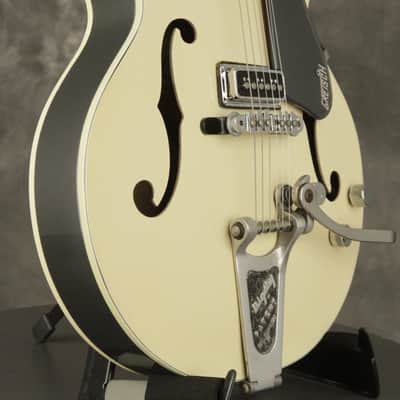 1958 Gretsch model 6187 Streamliner/Corvette added Dynasonic pickup LOTUS IVORY image 13