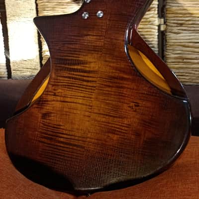 PeaceQ Custom Deluxe Goldfoil Flame Sunburst image 3