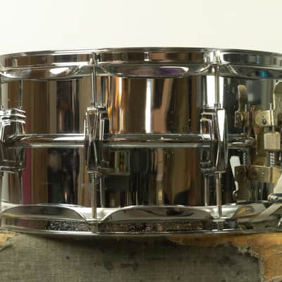 1980s Ludwig 6.5x14 LM402 Supraphonic Snare Drum image 3