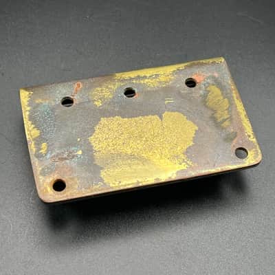 1980s Ibanez Roadstar II or Iceman Bass Bridge - Gold Brass image 5