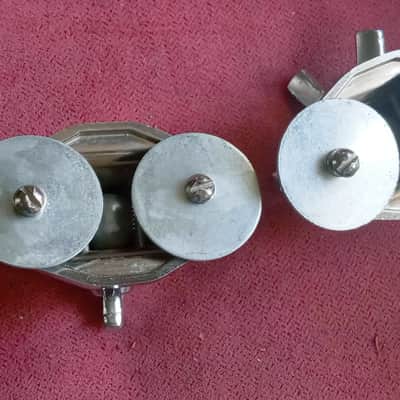 Ludwig Bass Drum spurs Early 70's - Chrome image 10