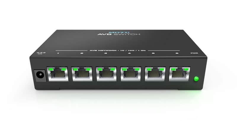 MOTU AVB Switch 9305 Six-port AVB Ethernet Switch UPC 839128005938 image 1