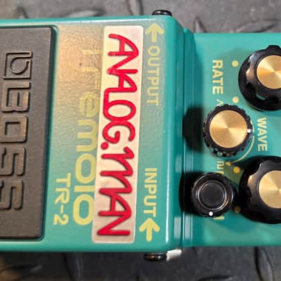 Boss TR-2 Tremolo Analogman Modded Super Added Volume Pot Mod Trem image 3