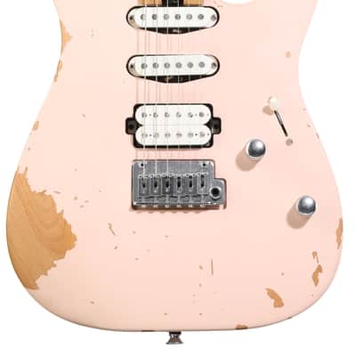 Charvel Rick Graham Signature Pro-Mod DK24 2PT CM MPL Electric Guitar - Worn Shell Pink image 3
