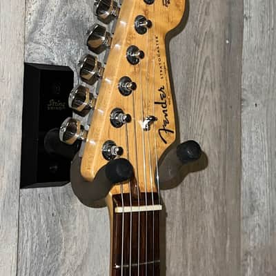 Excellent 2003 Fender Custom Shop Custom Classic Stratocaster, Black with Rosewood Fingerboard & Birdseye Maple Neck, COA, Hang Tags & OHSC, Very Nice Package it will Ship Fast ! image 8