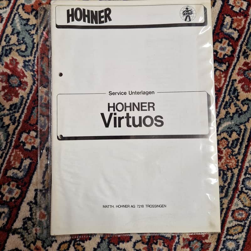 Hohner Virtuos Schematics /Service Manual/ Service Notes Original