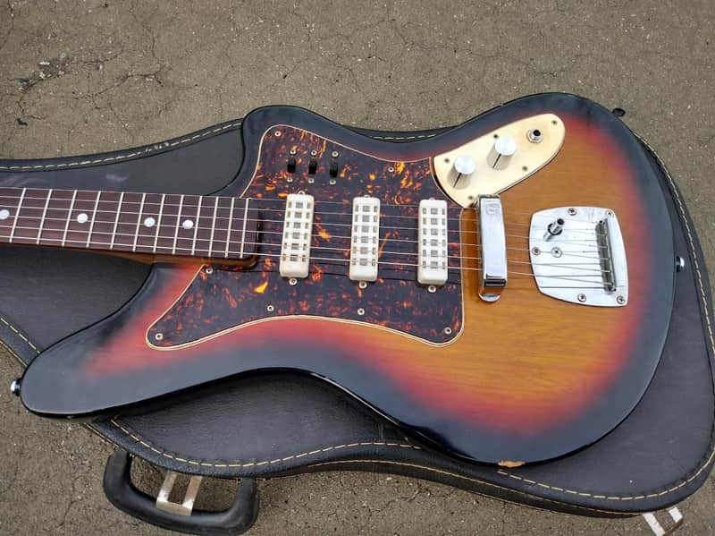 Vintage 1960's Splendor SG-803 Electric Guitar - Sunburst - | Reverb