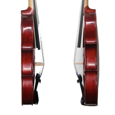 Handmade1/4 Violin Outfit–Italian Spruce,One Piece Back, Sweet Tone, Case&Bow image 5