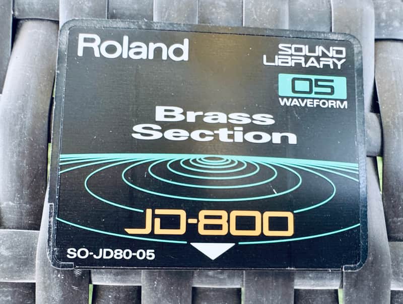 Roland SO-JD80-05 Brass Section Waveform Card JD-800/JD-990 image 1
