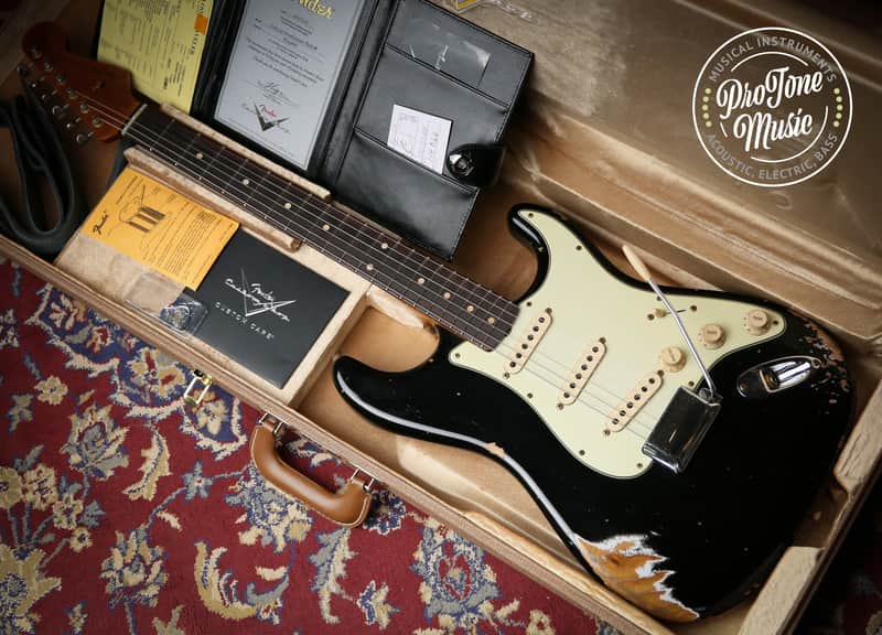 2022 Fender USA Custom Shop Late 59' Heavy Relic Stratocaster Black