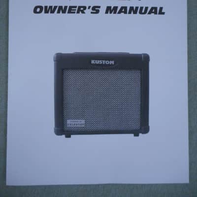 Kustom Tube 12A Guitar Amp Owner's Manual 2001 image 1