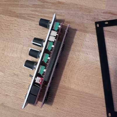 Mint WMD MSCL Compressor/limiter sidechain Eurorack W/ Solid Black matte 4hp 3u to 1u Intellijel format adapter image 5