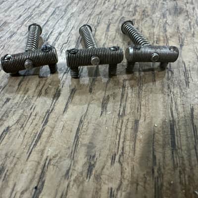Fender Telecaster Music master 1963 - original Bridge saddles image 3