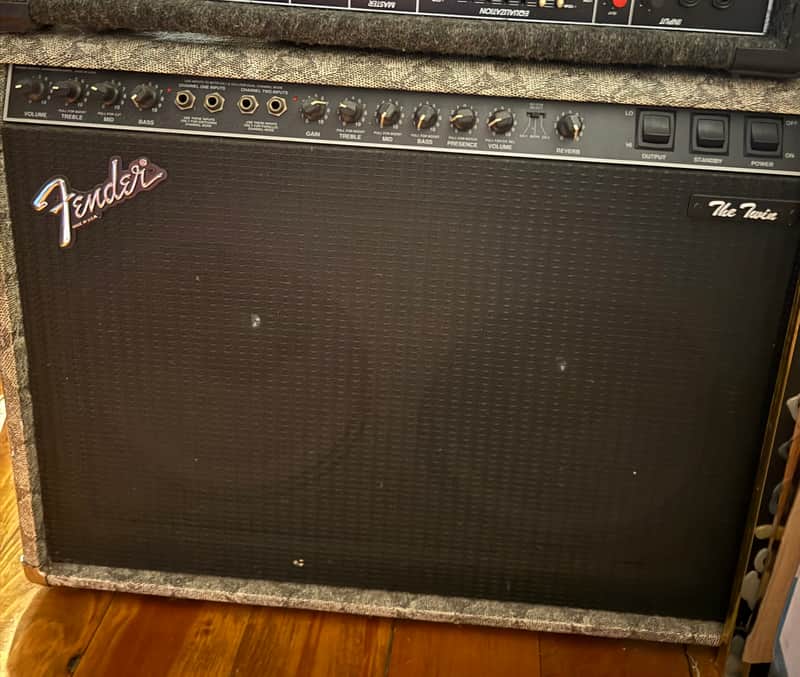 Fender Twin 1980’s - White snakeskin tolex image 1