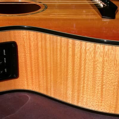 2010 Hand Made K Yairi 75th Anniv. II KAGERO Limited Edition Electric Acoustic Guitar + Hard Case image 15