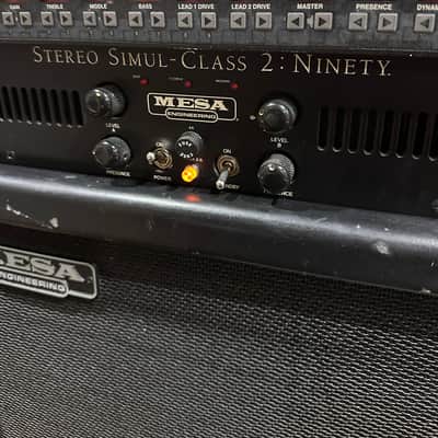 Mesa Boogie Stereo Simul-Class 2:Ninety 2-Channel 90-Watt Power Amp Triaxis Preamp 1x12 Cabs image 2