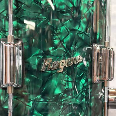 Rogers Tower 3pc Drum Set Green Marine Pearl 20/12/14 image 4